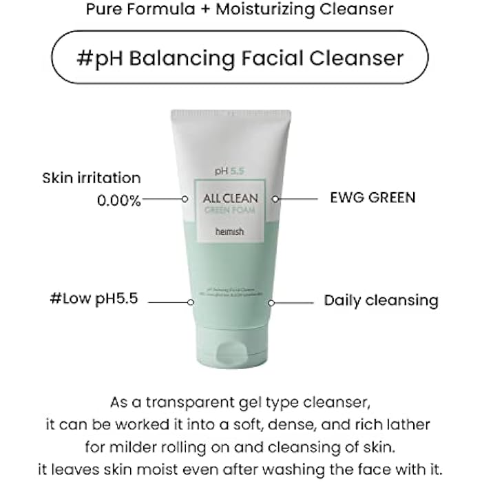 Heimish, All Clean Green Foam, Cleanser, 150 g - Image 3